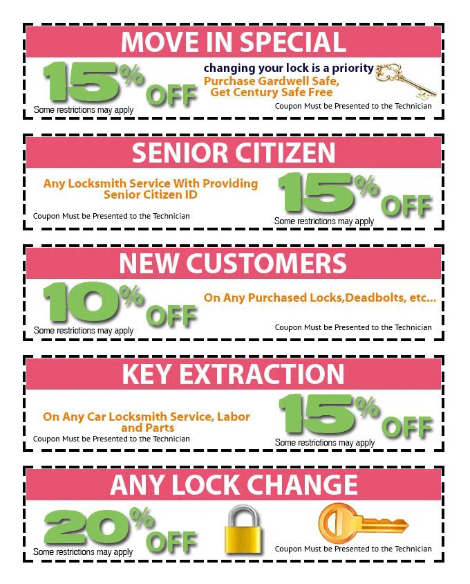 Bensalem Lock And Keys, Bensalem, PA 267-416-3364 - coupon-image